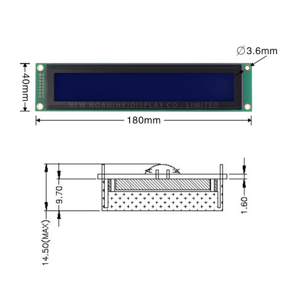 Blue Film White Letters 2002K-2 Character LCD Module LCD2002 3.3V/5V ST7066U Display Module - Image 4