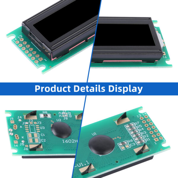 Russian BTN Black Film 1602H Character LCD Screen ST7066U Multiple Languages To Choose From - Image 5