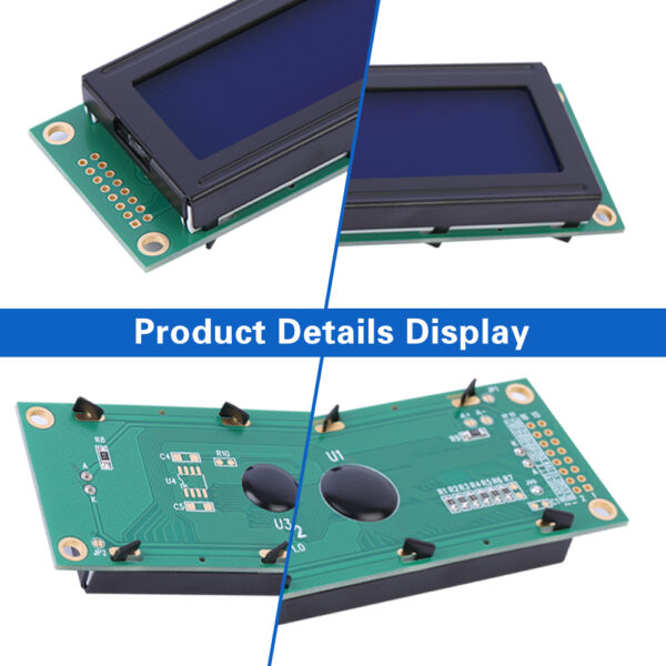 Blue Film White Letters 2002K-2 Character LCD Module LCD2002 3.3V/5V ST7066U Display Module - Image 5