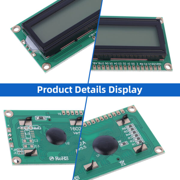 Russian Gray Film 1602A Character LCD Display Screen 1.5 Inches Support Scheme Development - Image 5
