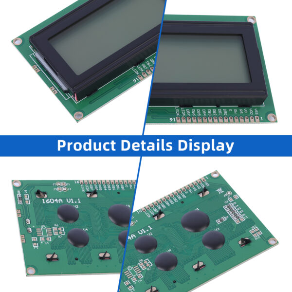 Russian Gray Film 1604A LCD LCM Display Module Dot Matrix ST7066U Character Screen Factory Outlet - Image 5
