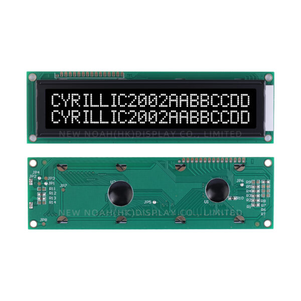 Cyrillic DFSTN Black Film 2002B High Brightness LCD Screen ST7066U Multi Language Font Library - Image 3