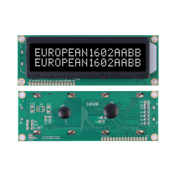 European BTN Black Film 1602B 5V 3.3V LCD Screen Original ST7066U Chip Character Display Screen - Image 3