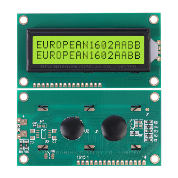 European Yellow Green Film 1602C2 Arduino With Backlight Built-In Character Screen - Image 3