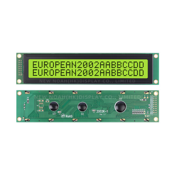 European Yellow Green Film 2002K-1 Liquid Crystal Display ST7066U Large Screen Source Manufacturer - Image 3