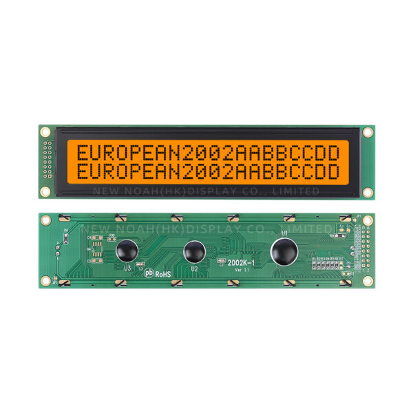 European Gray Film 2002K-1 Long Strip Type ST7066U Font Screen Character LCD Display - Image 3