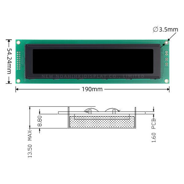 European BTN Black Film 4004A5 LCD Display Module LED Backlit Character Screen ST7066U - Image 4