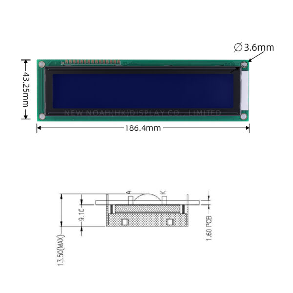 European Blue Film White Letters 2002B 16PIN Audio Amplifier Display Screen Support Customization - Image 4