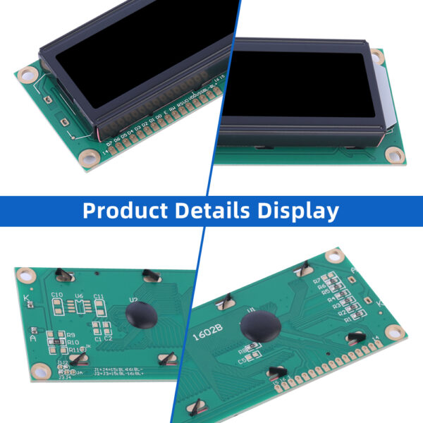 Cyrillic BTN Black Film 1602B LCD Screen Original ST7066U Chip Character Display Screen - Image 5