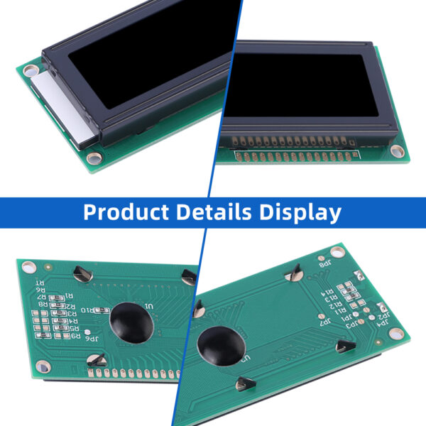 Cyrillic DFSTN Black Film 2002B High Brightness LCD Screen ST7066U Multi Language Font Library - Image 5