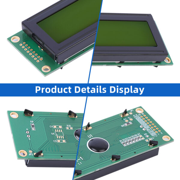 European Yellow Green Film 2002K-1 Liquid Crystal Display ST7066U Large Screen Source Manufacturer - Image 5