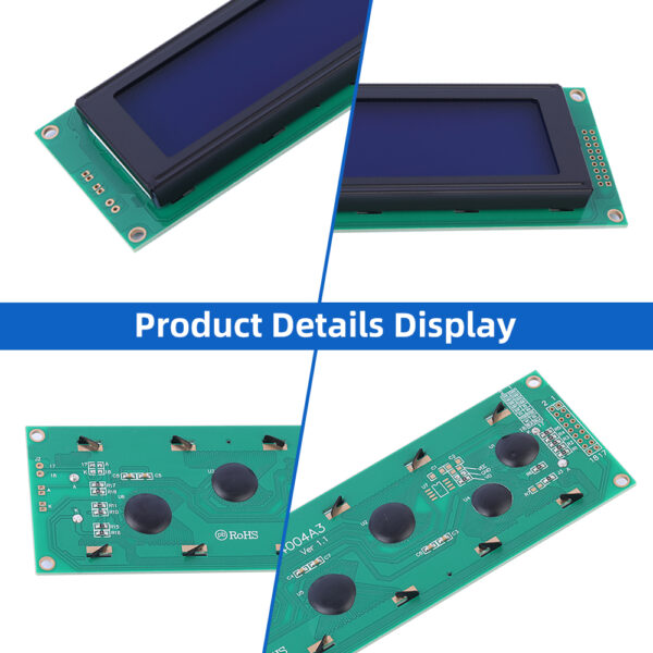Cyrillic Blue Film White Letters 4004A3 Character LCD Module ST7066U LCM Parallel Port - Image 5