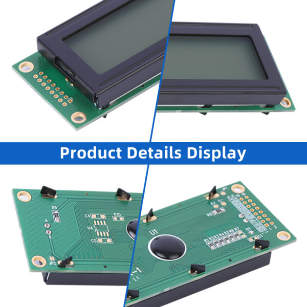 European Gray Film 2002K-1 Long Strip Type ST7066U Font Screen Character LCD Display - Image 5