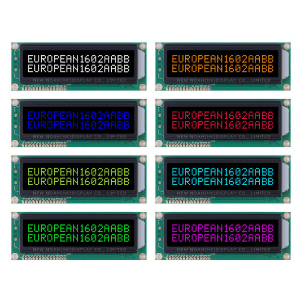European BTN Black Film 1602B 5V 3.3V LCD Screen Original ST7066U Chip Character Display Screen - Image 6