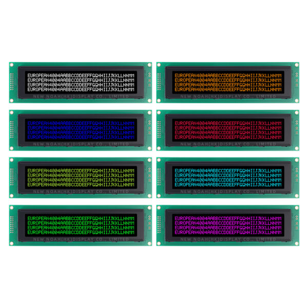 European BTN Black Film 4004A5 LCD Display Module LED Backlit Character Screen ST7066U - Image 6