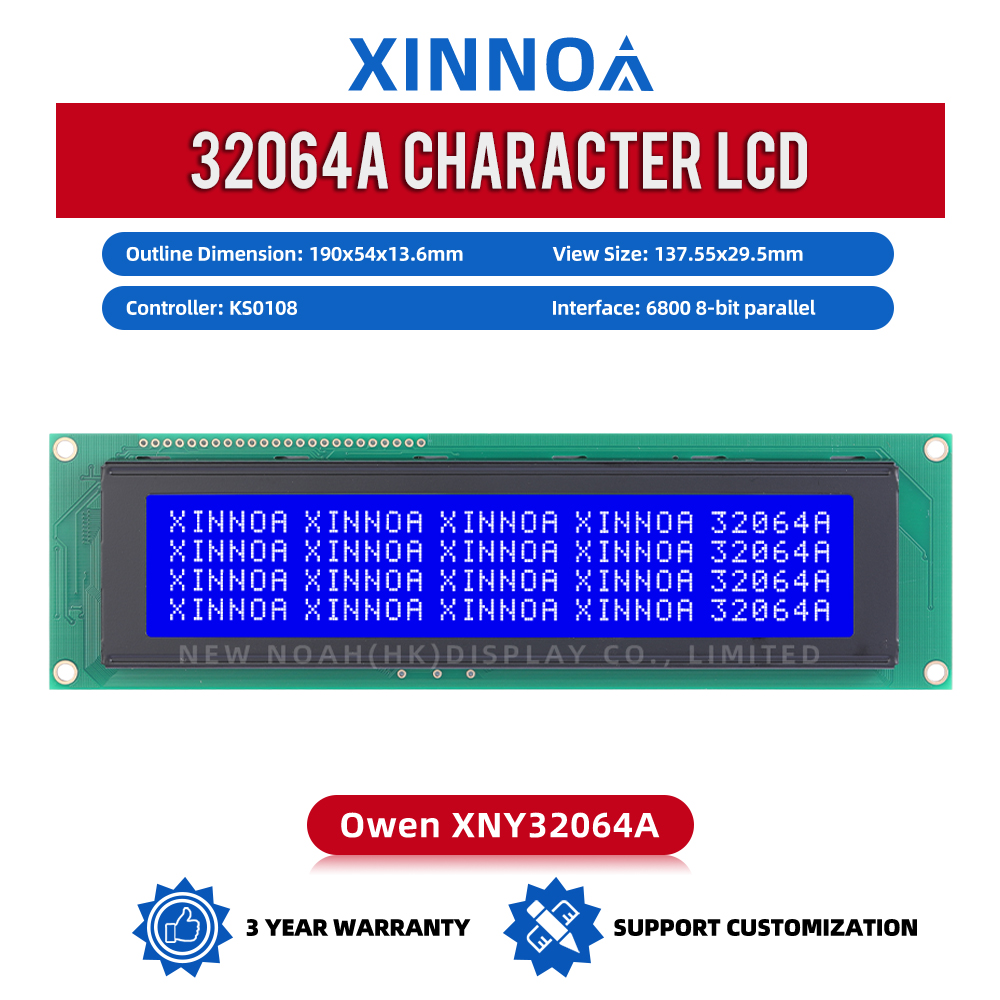 Blue Film 32064A P-1 Complete SubStitute For Atlas Air Compressor LCD KS0108 Controller
