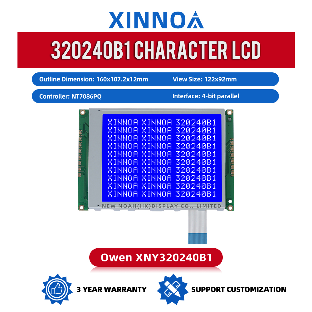 Blue Film Manufacturer 320240B1 LCD Display Module With Controller NT7086PQ 5.7-Inch Display Screen