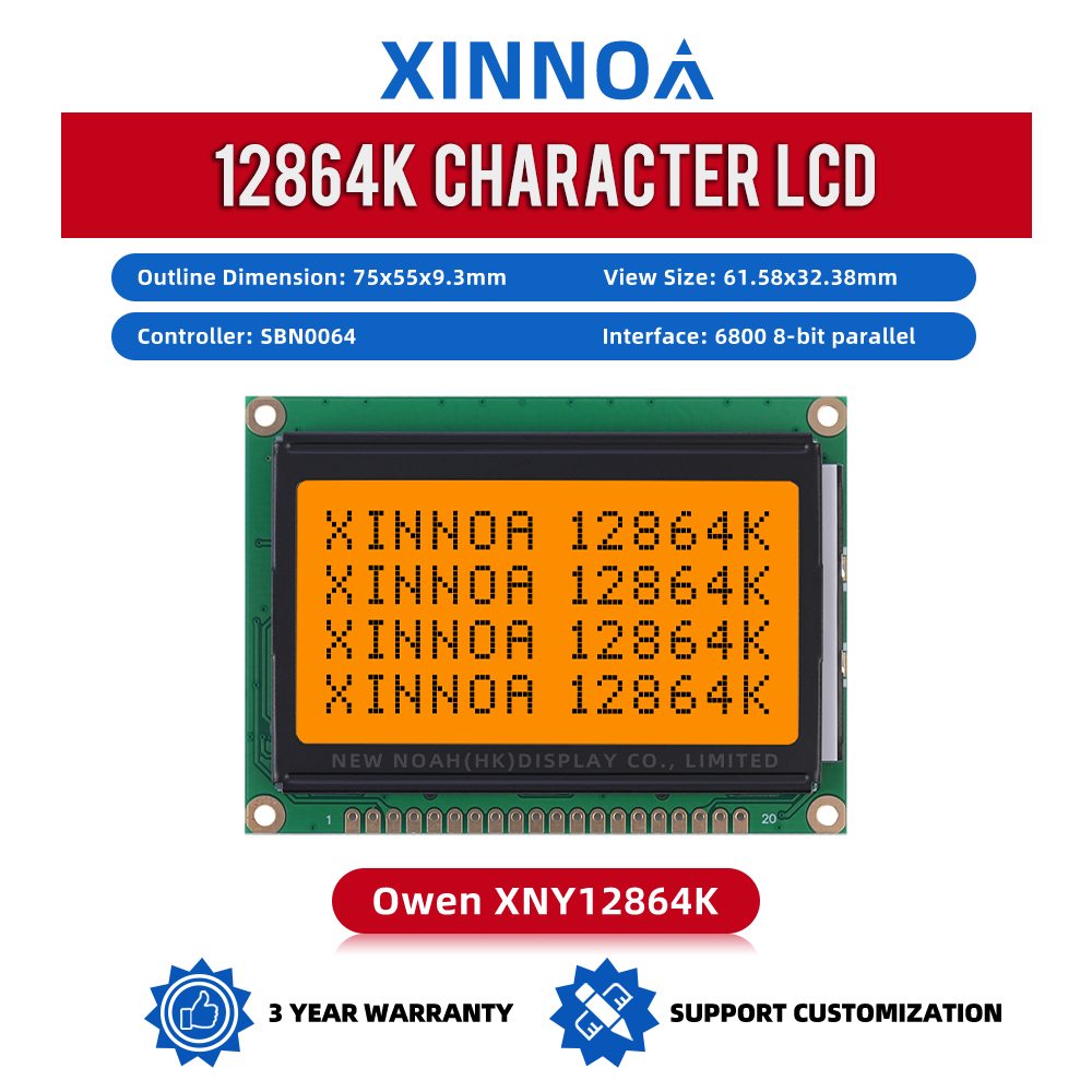 Grey Film High Cost Performance 20PIN 12864K SBN0064 Parallel Port LCD12864 For Arduino