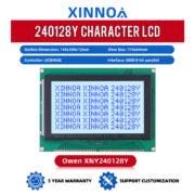 Gray light-blue font