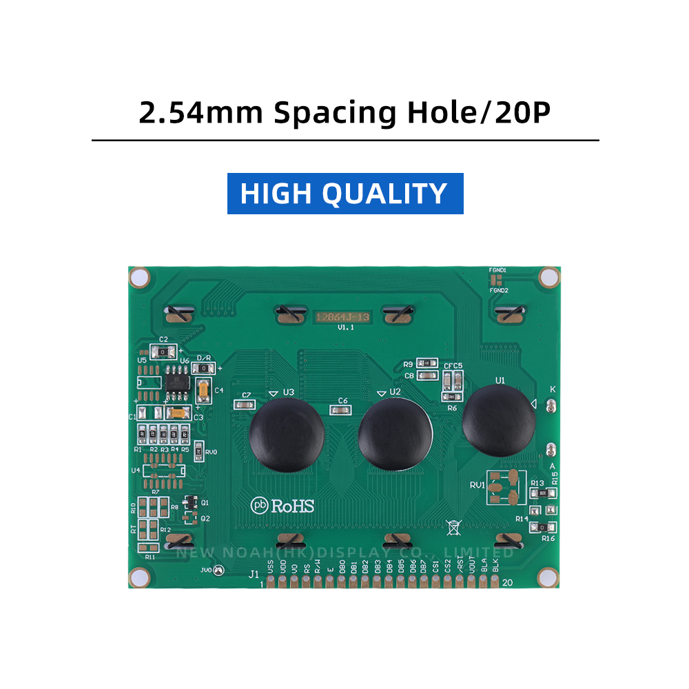 Blue Film 12864J-13 LCD Display Export Quality Controller SBN0064 LCM Module - Image 2