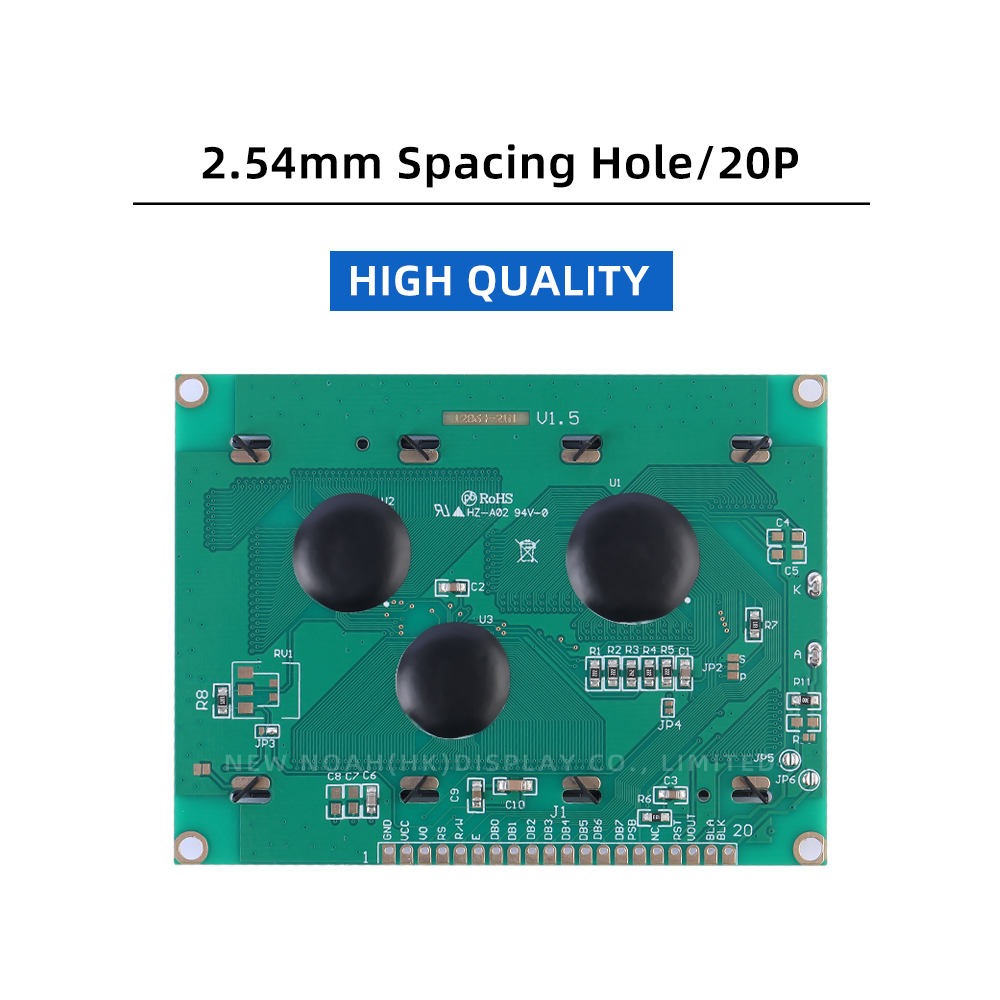 Blue Film Stable Supply Of 12864-21M LCD Display Device 5V Serial Port LCD Screen Control ST7920 - Image 2