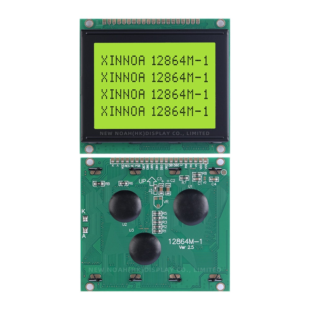 Yellow Green Film LCM12864M-1 Graphic LCD Display Screen WiStar Controller ST7920 12864 Module 5V Power Supply - Image 3