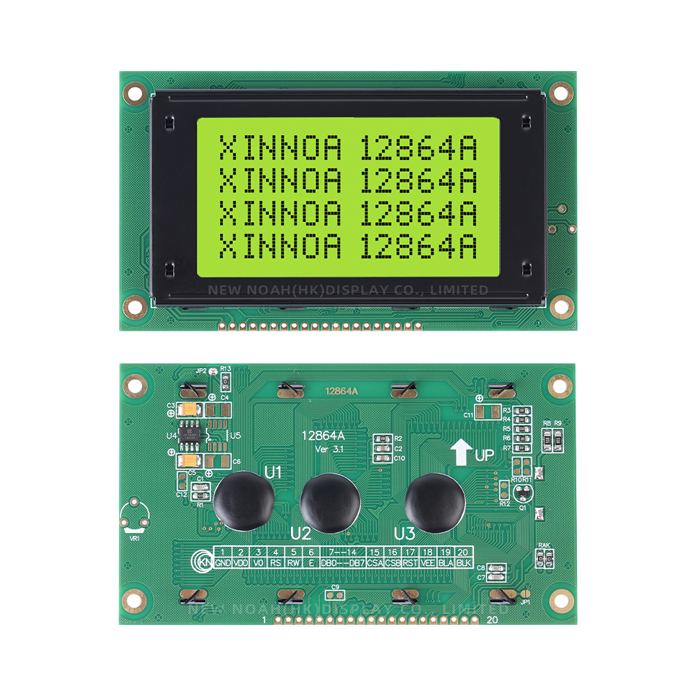 Yellow Green Film 12864A 20PIN SBN0064 Controller Parallel Port For Arduino 128X64 Graphics LCD - Image 3