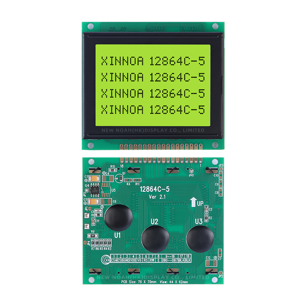 Yellow Green Film Supports 5V And 3.3V Optional 128X64 Dots LCD Module Display With Backlight SBN0064 - Image 3
