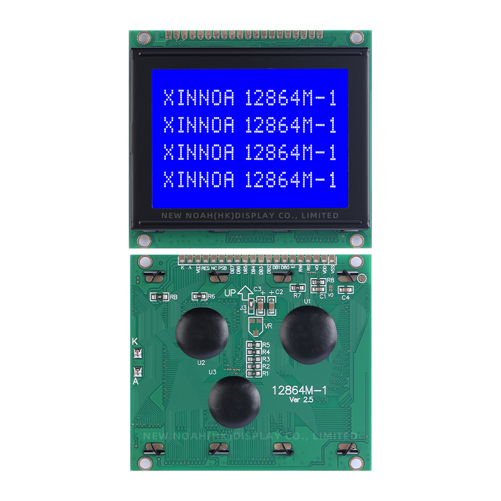 Blue Film LCM12864M-1 WiStar Graphic LCD Display Screen 20P STN 6800 Parallel Controller ST7920 - Image 3