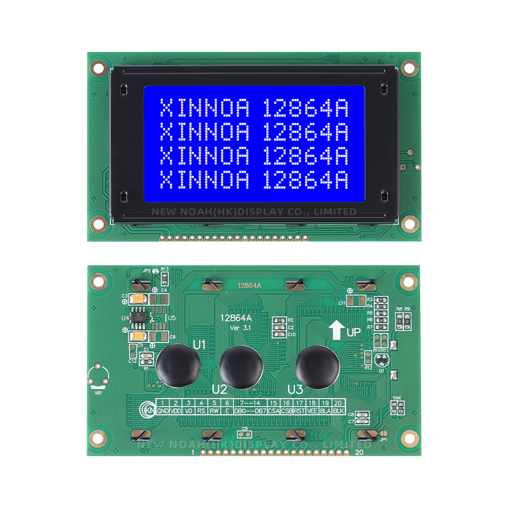 Blue Film Dots LCD Module 5V SBN0064 Parallel Port 12864A LCD Display With Backlight - Image 3