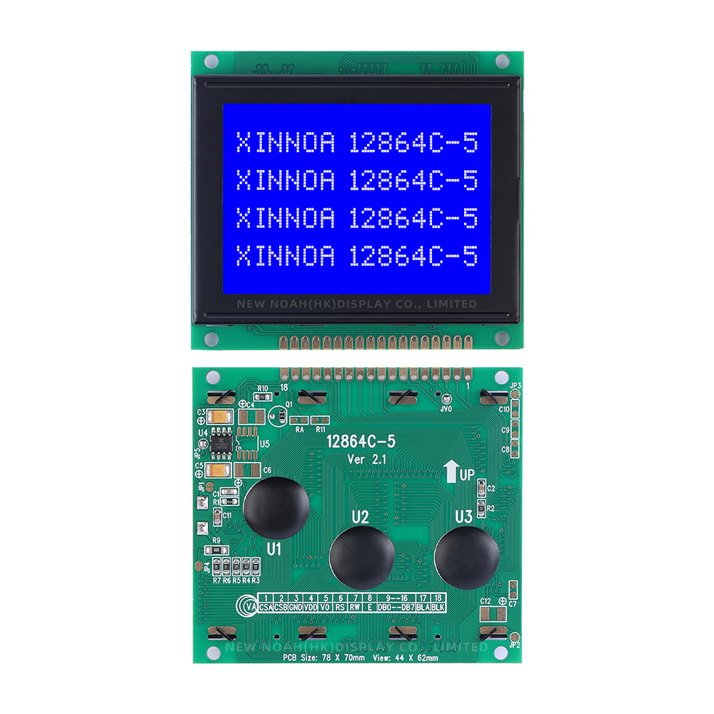 Blue Film 12864C-5 128X64 Dot Matrix LCD Display Module SBN0064 Controller 18PIN Parallel Port - Image 3