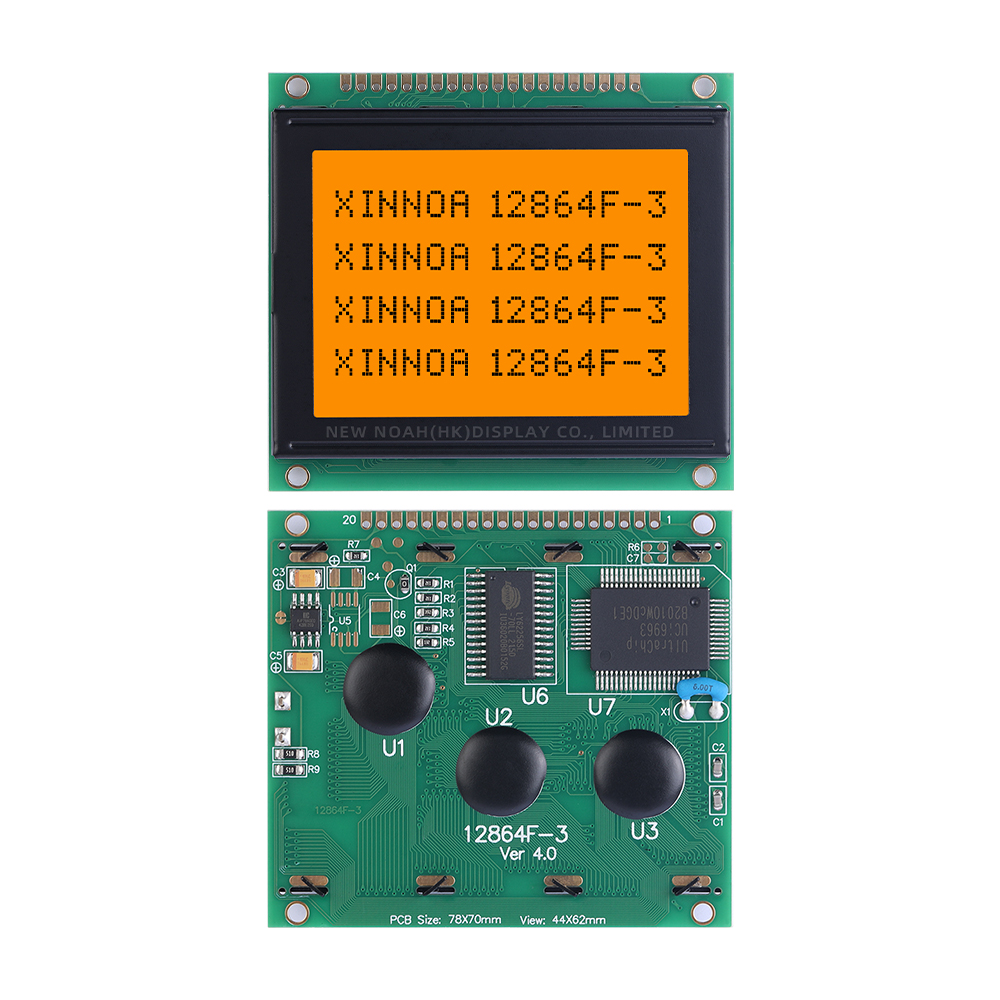 Grey Film InduStrial Grade STN LCM12864F-3 T6963C UCI6963C Graphics Module LCD Display 6800 Parallel Port - Image 3