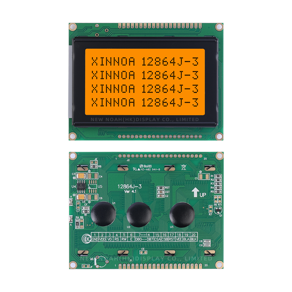 Grey Film 12864J-3 Graphic LCD Display Screen STN 6800 Parallel SBN0064 12864 Module 5V Power Supply 128X64 - Image 3