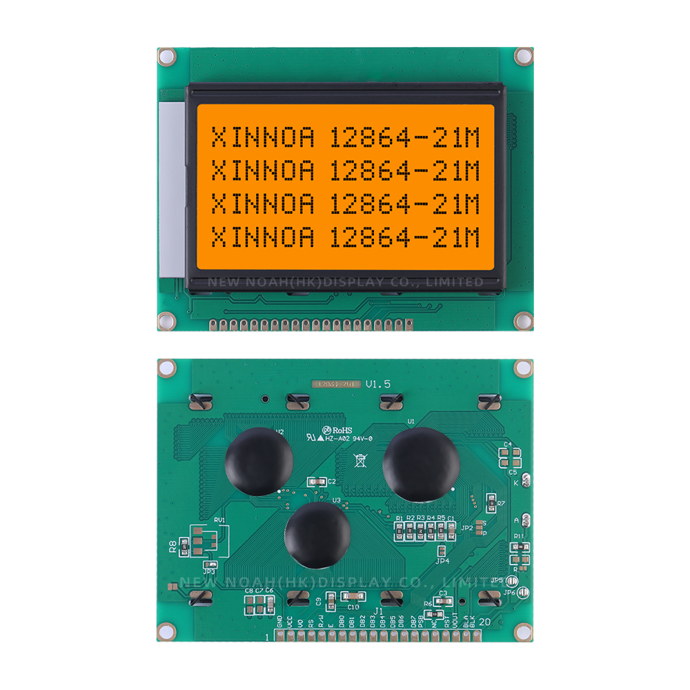Grey Film 12864-21M LCD Screen Original ST7920 3.3V 5V LCM Module Serial Port Screen - Image 3