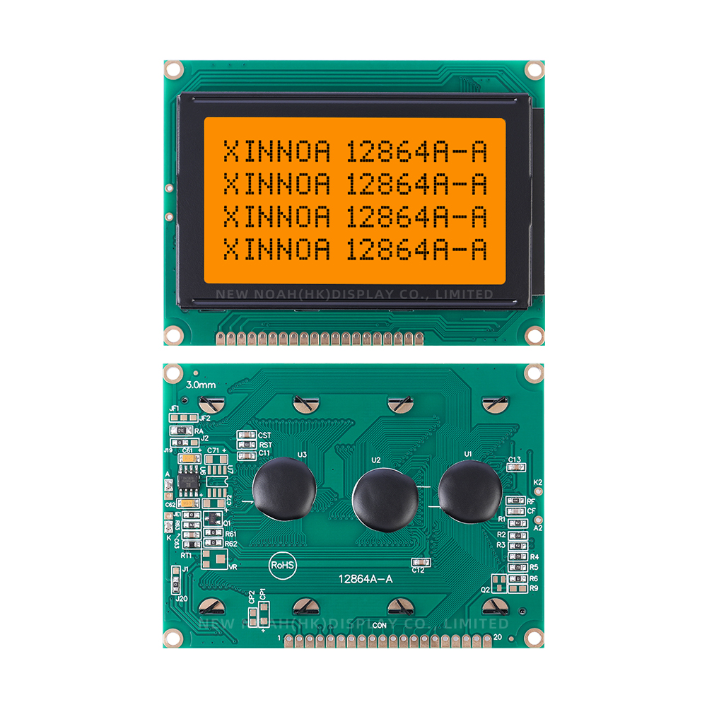 Grey Film 12864A-A Working Temperature LCB Graphic STN LCD Display Module SBN0064 Controller - Image 3
