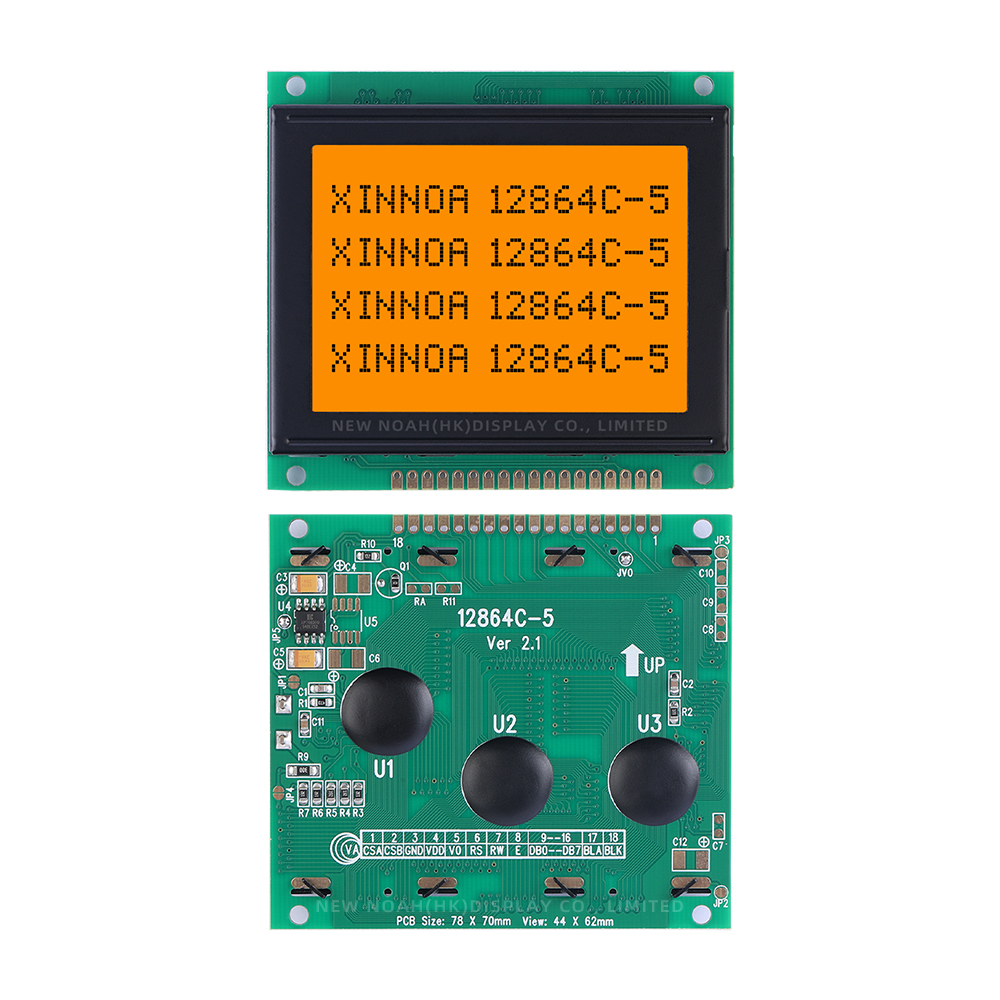 Grey Film 12864C-5 128*64 LCD Display Module 78X70MM SBN0064 18PIN Parallel Port LCD12864 - Image 3