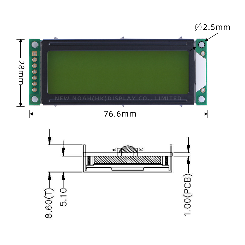 Yellow Green Film Wholesale 12232C-1 LCD Screen SPI 7PIN Serial Interface Controller ST7920 - Image 4