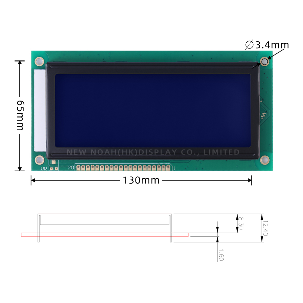 Blue Film 19264A Graphic Dot Matrix Module Controller SBN0064 4.7-Inch InduStrial Grade LCD Screen - Image 4