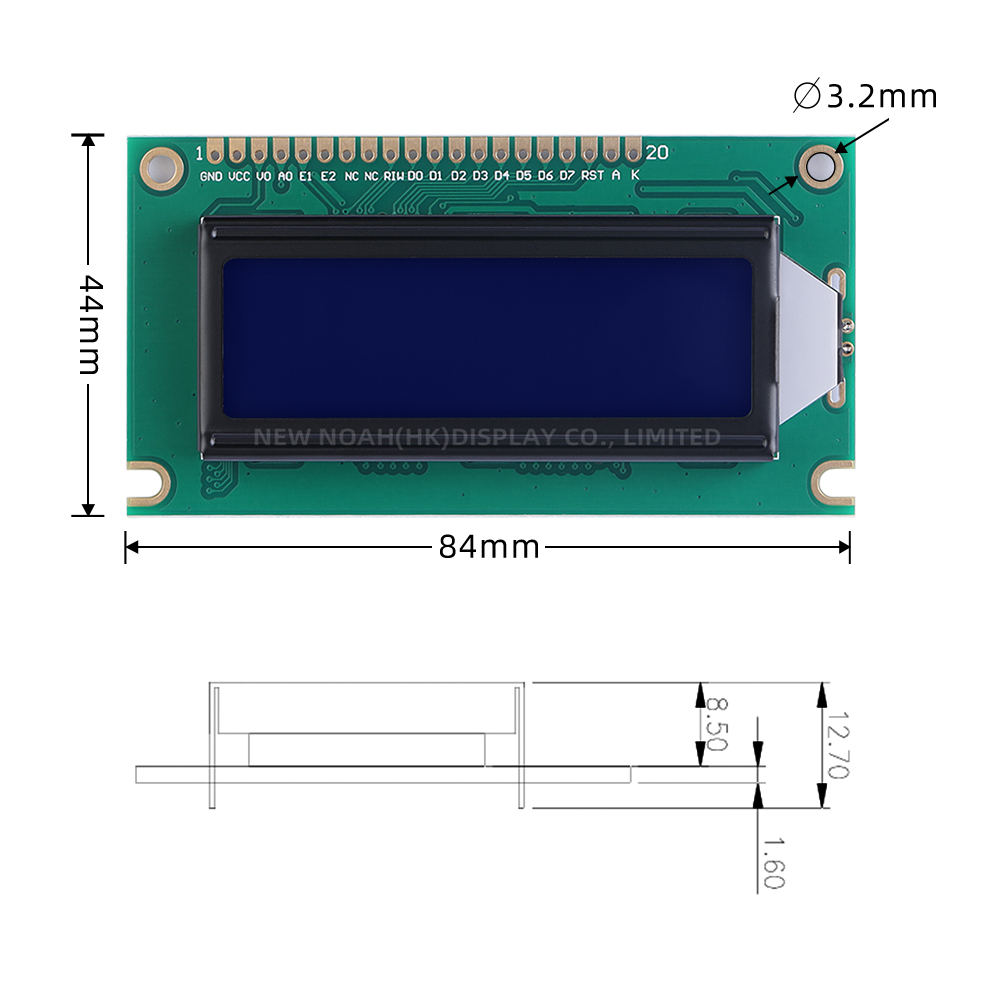Blue Film LCD12232B Character Screen Controller SBN1661G Multi Language LCD Module - Image 4