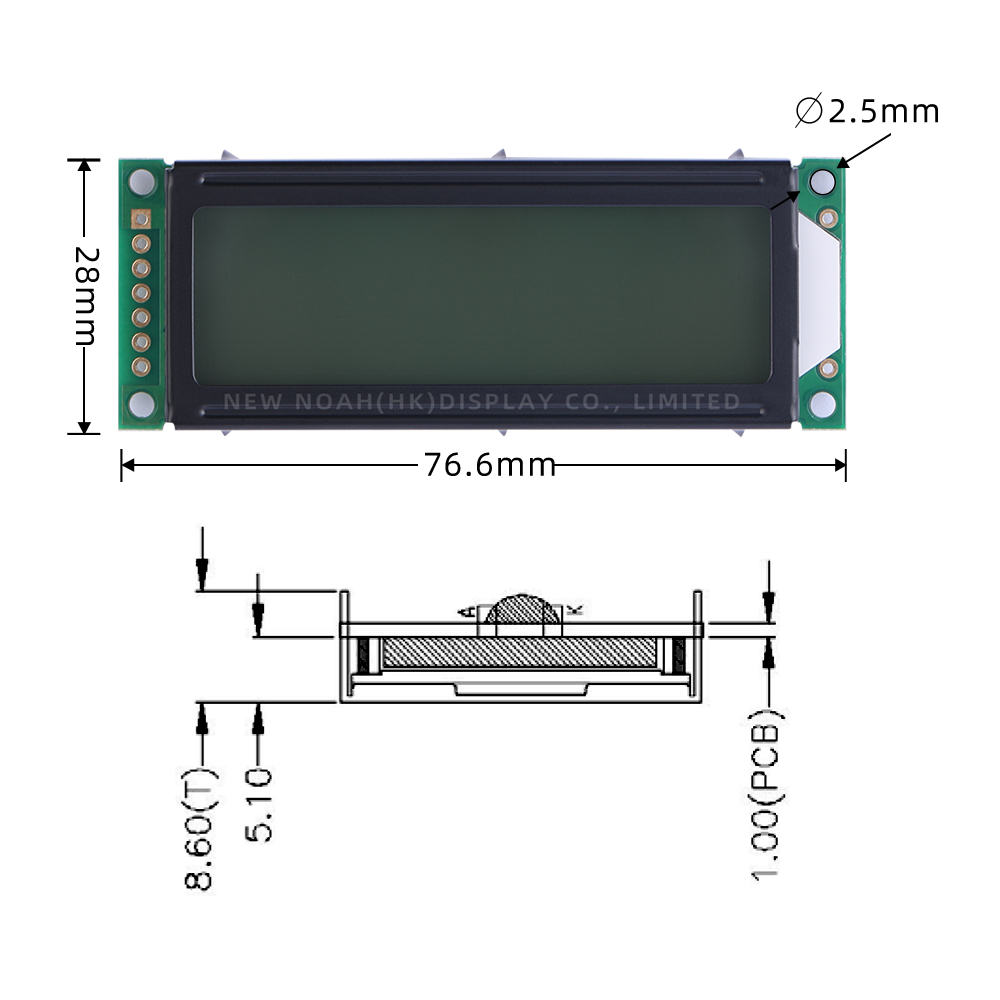 Grey Film 12232C-1 Serial Port LCD Display Screen LCD Module With Backlight LCM Display Module SPI 7PIN Interface - Image 4