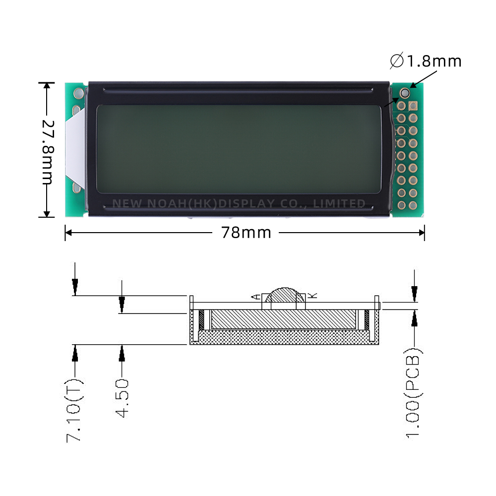 Grey Film 12232C-2 LCB Monochrome Character Screen LCD Screen In Stock Module Controller SBN1661G - Image 4