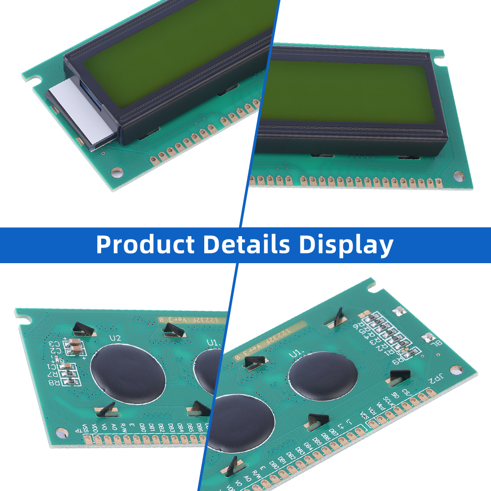 Yellow Green Film LCD12232F 12232 Display Module LCM LCD Module Graphic Dot Matrix Screen Voltage 5V 3.3V - Image 5