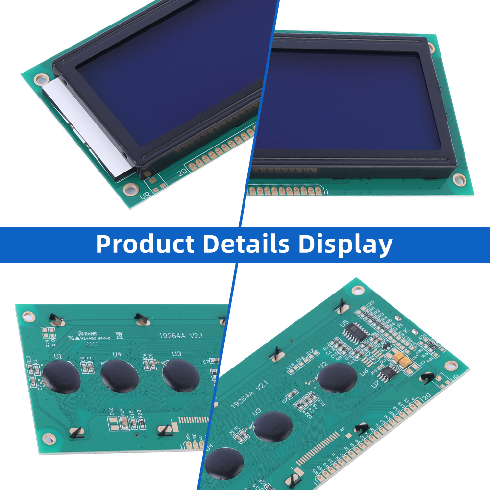 Blue Film 19264A Graphic Dot Matrix Module Controller SBN0064 4.7-Inch InduStrial Grade LCD Screen - Image 5