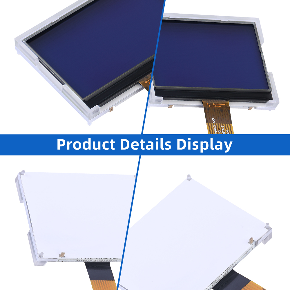 Blue Film 53*40MM COG12864I2 Serial Communication 12864 Standard Screen ST7567 Cog Matrix LCD Display - Image 5