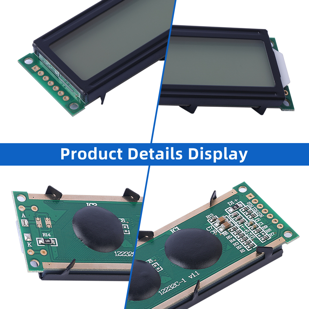 Grey Film 12232C-1 Serial Port LCD Display Screen LCD Module With Backlight LCM Display Module SPI 7PIN Interface - Image 5