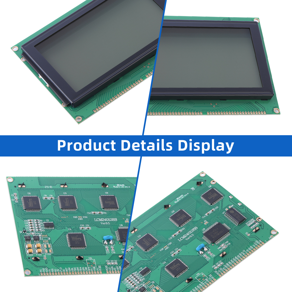 Grey Film LCM240128B LCD Display Module With 144X104X12MM Working Temperature -30*80 - Image 5