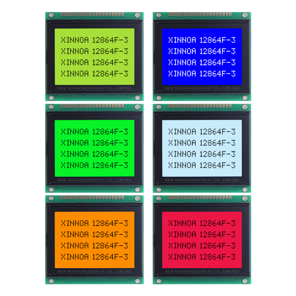 Blue Film LCM12864F-3 Anti-Interference Graphic Dot Matrix LCD Screen 78X70MM Module LCD Display Screen - Image 6