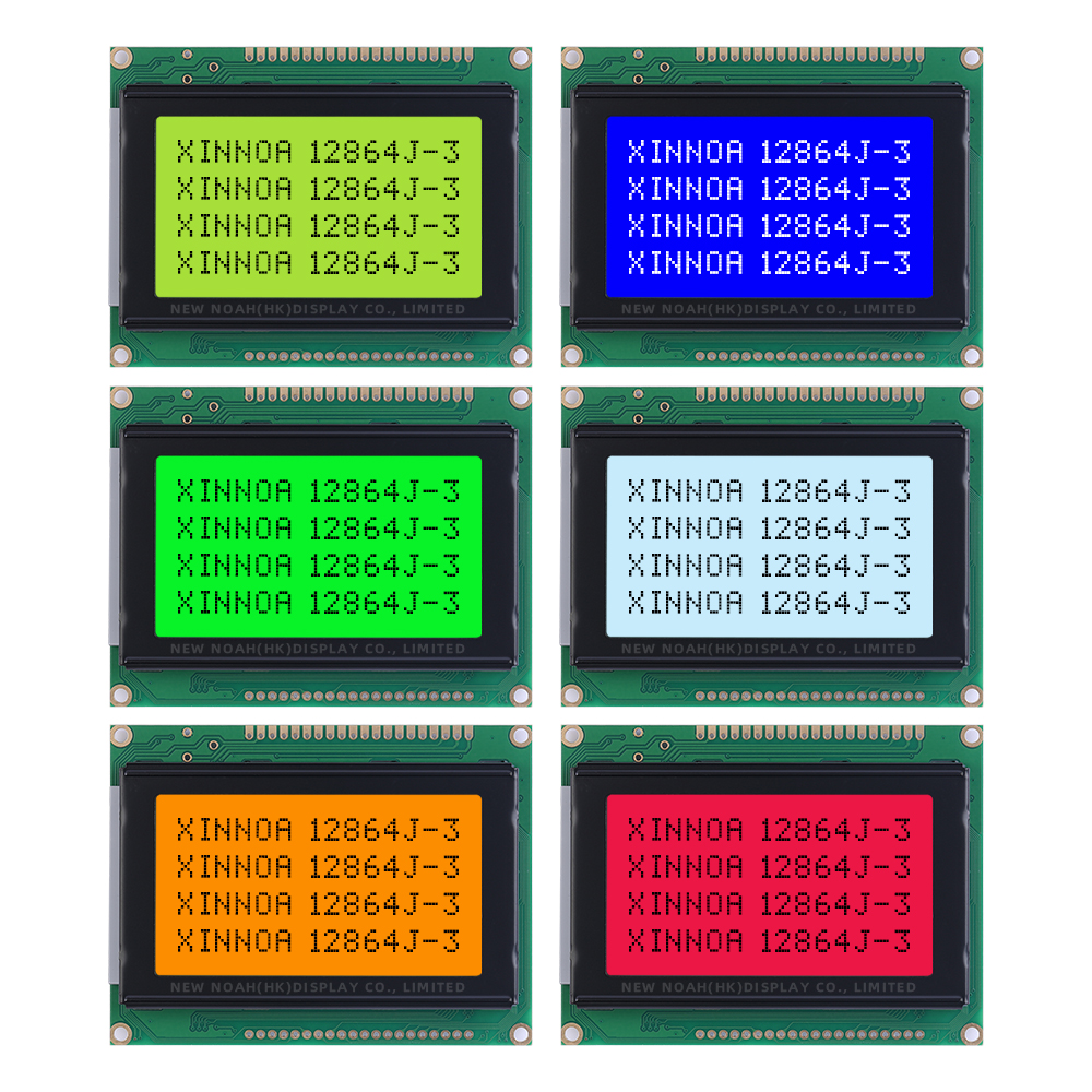 Blue Film 5V 12864J-3 WiStar 20P 93X70MM STN 5V Power Supply 128X64 Graphic LCD Display Screen - Image 6