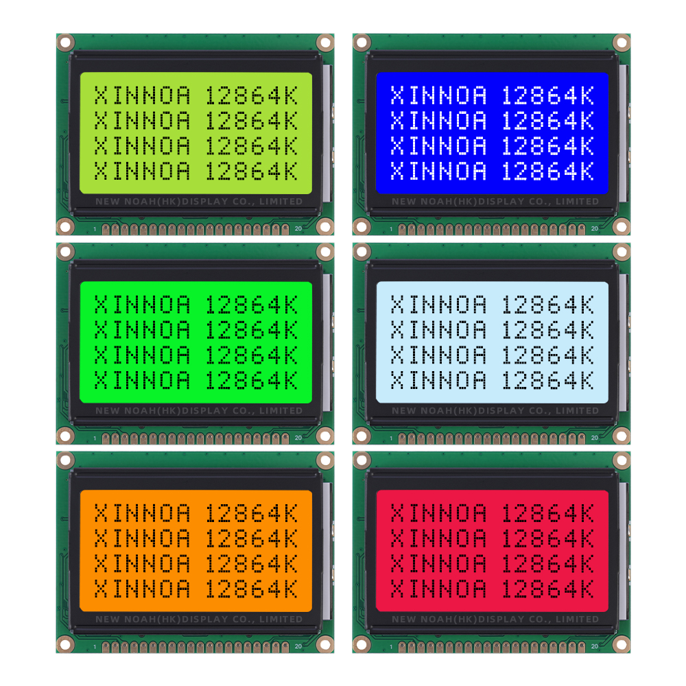 Blue Film Export Globally 12864K 20PIN 5V 128X64 5V LCD Display With Backlight - Image 6