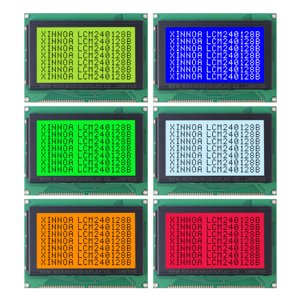 Blue Film LCM240128B LCD Display Module With Touch Panel Screen PlaStic T6963C Or RA6963 Or UCI6963 - Image 6